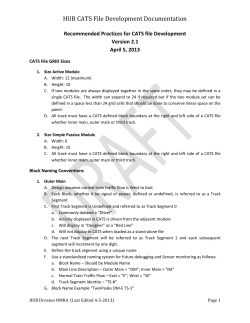 HUB CATS File Development Documentation