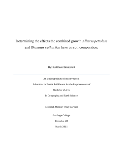 Determining the Effects the Combined Growth