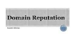 Domain Reputation
