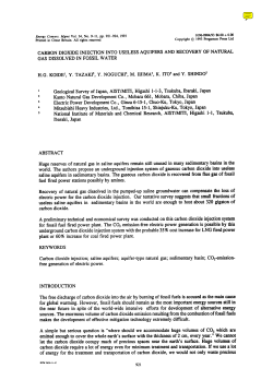carbon dioxide injection into useless aquifers and recovery of