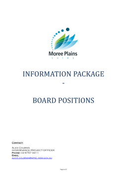 INFORMATION PACKAGE