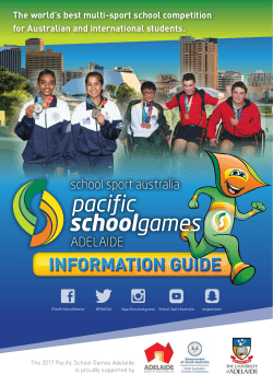 The world`s best multi-sport school competition for Australian and