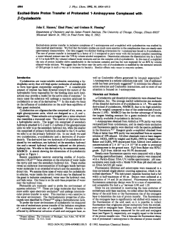 ExcitectState Proton Transfer of Protonated 1