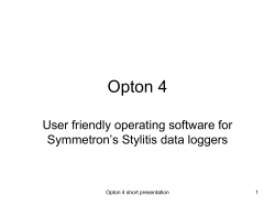 Opton 4 - Symmetron