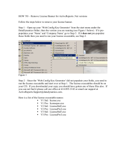 HOW TO &ndash; Remove License Banner for ActiveReports