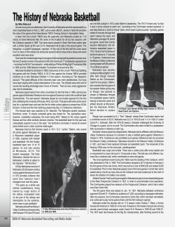 The History of Nebraska Basketball