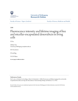 Fluorescence intensity and lifetime imaging of