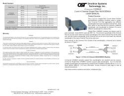 iConverter CWDM/X 2 and 4 Channel Single
