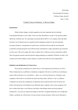 Carbon Taxes Term Paper, Ryan Dash.[70]