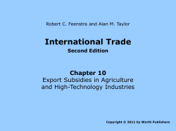 International Trade Second Edition Chapter 10