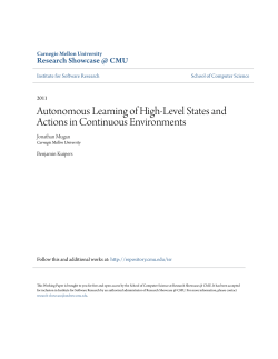 Autonomous Learning of High-Level States and Actions in