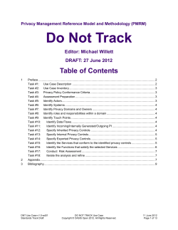 Privacy Management Reference Model Version 1.0