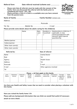 Referral Form - Home