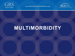 GRS8Multimorbidity - Geriatrics Care Online