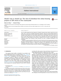 Should I stay or should I go: The role of Colombian free