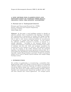 A NEW METHOD FOR CLASSIFICATION AND