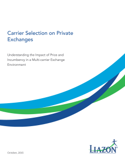 Carrier Selection on Private Exchanges