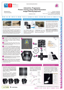 Interactive, Progressive Photon Tracing using a