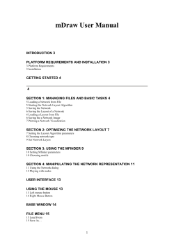 mDraw User Manual - Weizmann Institute of Science