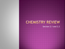 Chemistry Review