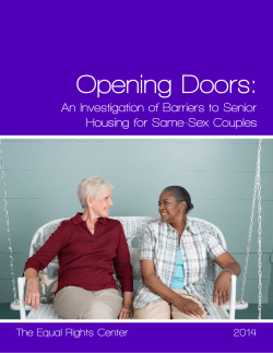 Opening Doors - Equal Rights Center