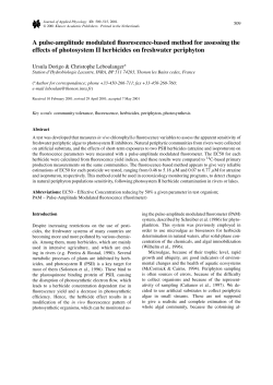 A pulse-amplitude modulated fluorescence-based method for