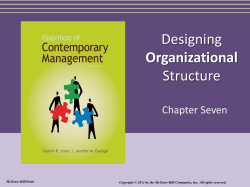organizational structure - Oakton Community College