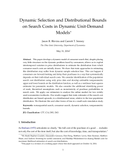 Dynamic Selection and Distributional Bounds on Search Costs in