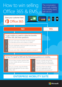 How to win selling EMS and Office 365
