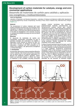 Development of carbon materials for catalysis, energy and envi