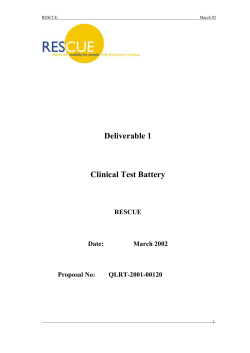 Freezing of Gait Questionnaire (FOGQ) (UNN)