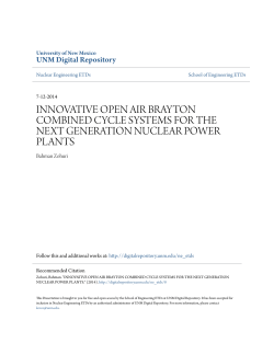 innovative open air brayton combined cycle systems for the next