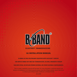 a2 installation manual - B-Band