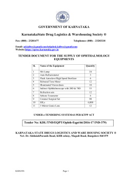 section ii: instruction to tenderers