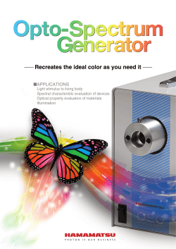 Opto-Spectrum Generator