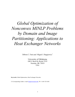 Global Optimization of Nonconvex MINLP Problems by Domain and