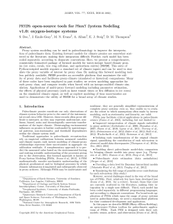 PRYSM: open-source tools for PRoxY System Modeling v1.0