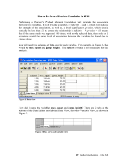 How to Perform a Bivariate Correlation in SPSS