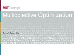 Multiobjective Optimization