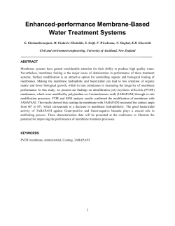 Enhanced-performance Membrane-Based Water