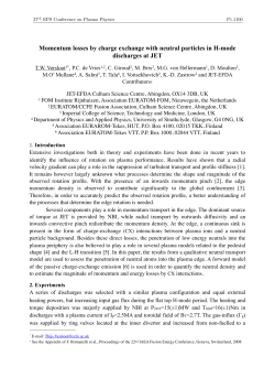Momentum losses by charge exchange with neutral particles in H