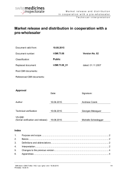 Market release and distribution in cooperation with a