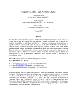 Dimitris Christelis, Tullio Jappelli and Mario Padula