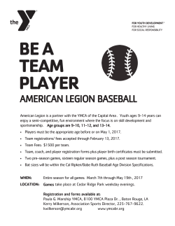 be a team player - YMCA of the Capital Area