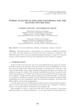 stress analysis of inflated polyhedra for the 32