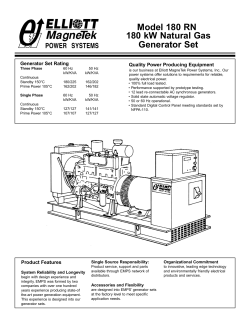Model 180 RN 180 kW Natural Gas Generator Set