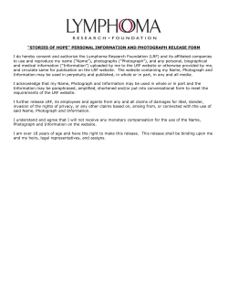 PERSONAL INFORMATION RELEASE FORM