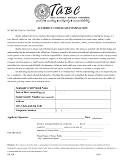 124k - Texas Alcoholic Beverage Commission