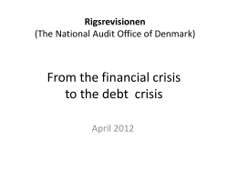 From the financial crisis to the debt to the debt crisis.