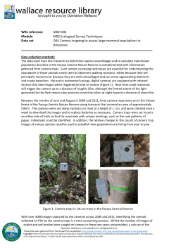 WRL reference M02 D04 Module M02 Ecological Survey